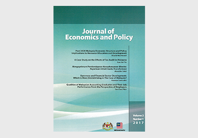 Journal of Economics and Policy<br>Vol. 2, No. 1, 2017</br>